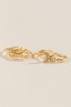 Francesca Inchess Mila Feather Ring Set - Gold