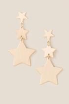 Francesca's Luna Celestial Drop Earrings - Gold