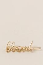 Francesca's Jane Blessed Hair Pin - Gold