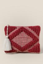 Francesca's Melanie Fabric Handloom Pouch In Cinnamon - Cinnamon