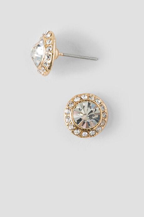 Francesca's Yosephina Circle Stud Earrings In Gold - Gold