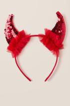 Francesca's Orinthia Devil Horn Headband - Red
