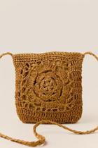 Francesca's Remmy Crochet Crossbody - Natural