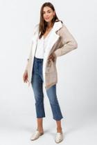 Francesca's Gertrude Wubby Lined Cardigan - Taupe