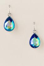 Francesca's Suri Stone Teardrop Earring In Blue - Blue