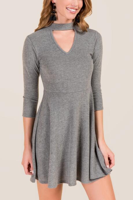 Alya Paola Gigi Hacci A-line Dress - Peacock