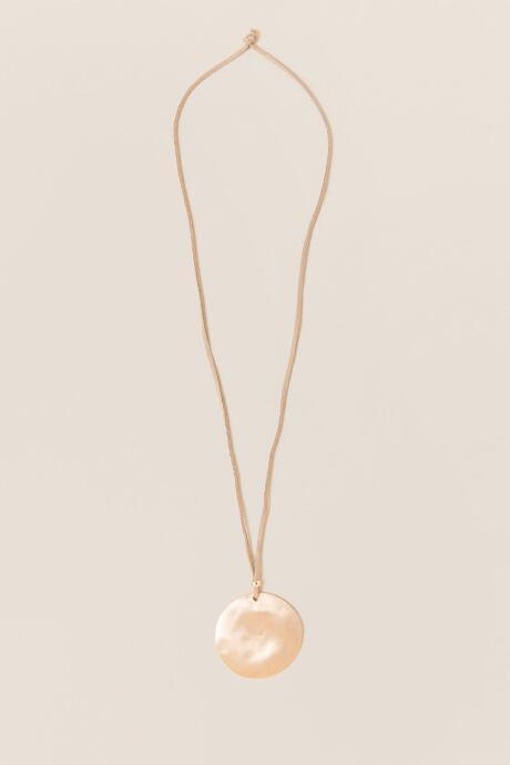 Francesca's Rhea Medallion Necklace - Gold