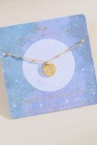 Francesca's Leo Constellation Coin Necklace - Gold