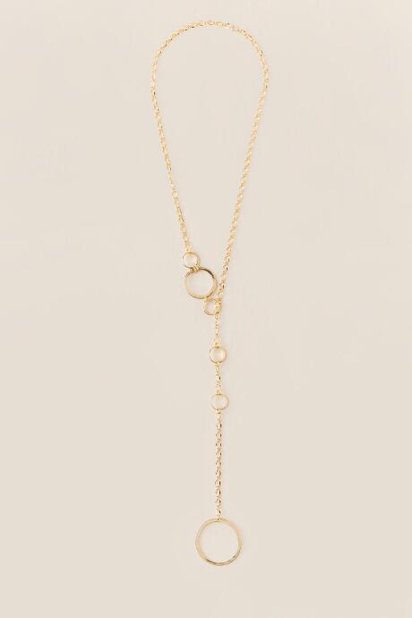 Francesca's Bianca Threader Necklace - Gold