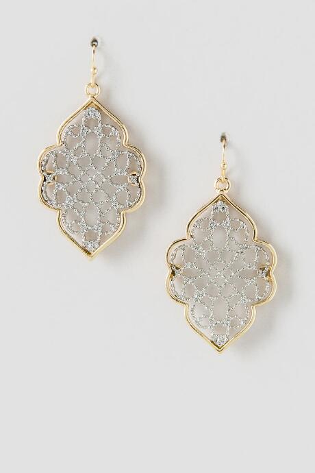 Francesca's Lilah Drop Earrings - Silver