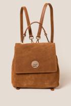 Francesca's Kimberly Suede Backpack - Tan