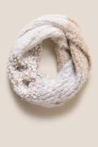 Francesca's Cassidy Knit Infinity Scarf - Heather Oat