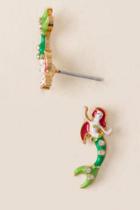 Francesca's Ariel Mermaid Stud Earring - Multi