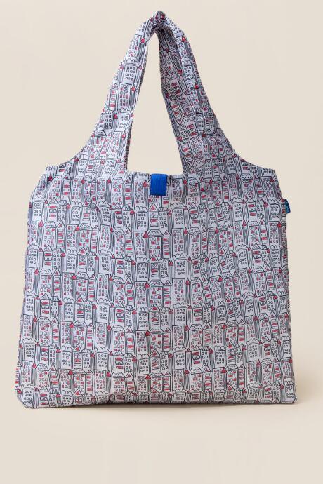 Francesca's Esther Skyline Reusable Bag - Black