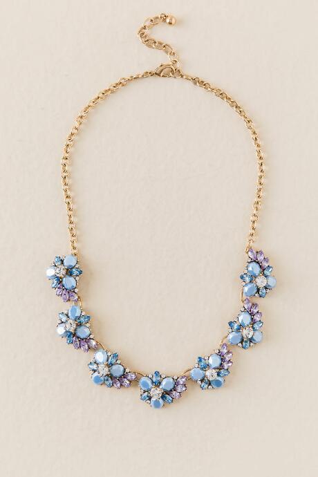 Francesca Inchess Camilla Blue Statement Necklace - Periwinkle