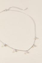 Francesca's Cadiz Delicate Necklace - Silver