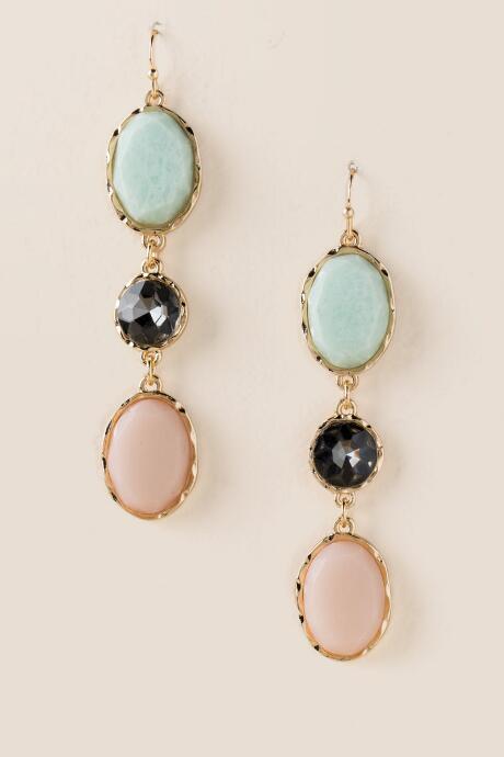 Francesca's Margaret Triple Drop Earring - Multi