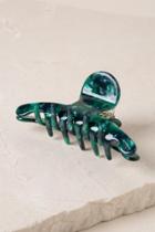 Francesca's Alessandra Marbled Claw In Green - Green