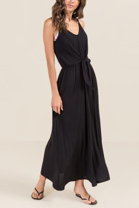 Francesca Inchess Nina Maxi Swim Cover-up - Black