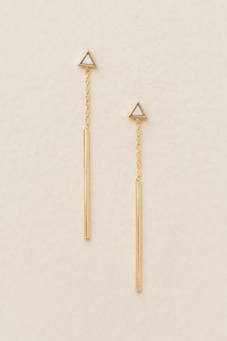 Francesca's Brynn Stick Drop Earring - Gold