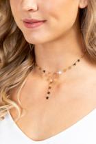 Francesca's Star Choker Necklace - Gold