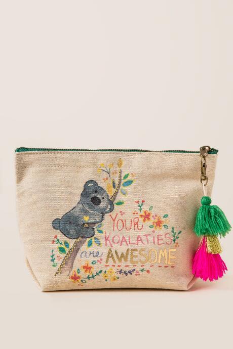 Francescas Koalities Cosmetic Pouch - Ivory
