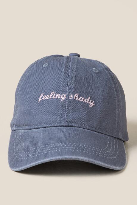 Francesca's Felling Shady Baseball Cap - Gray