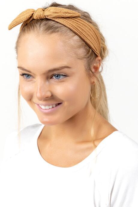 Francesca's Jackie Bow Style Softwrap - Camel