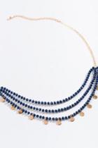 Francesca's Dakota Multi-strand Necklace - Blue