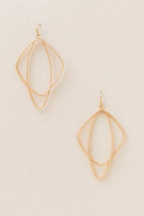 Francescas Jaiden Metal Shapes Earring - Gold