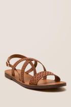 Francesca Inchess Costa Lasercut Strap Gladiator Sandal - Tan