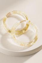 Francesca's Piper Lucite Hoops - Gold