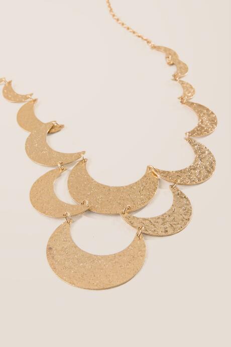 Francesca's Mikaela Statement Necklace - Gold