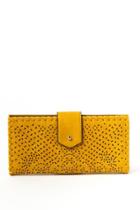 Francesca Inchess Aubrey Perforated Flat Tab Wallet - Sunshine
