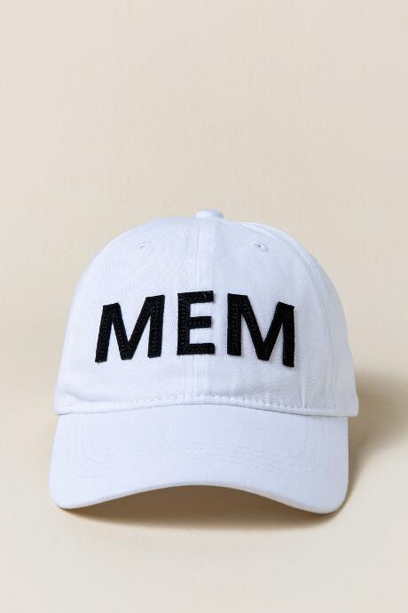 Francescas Mem Basball Cap - White