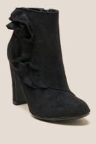 Fergalicious Campton Ruffle Dress Boot - Black