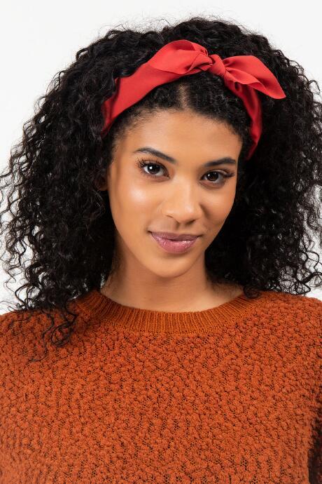 Francesca's Morgan Bow Headband - Red