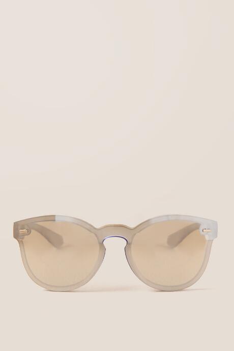 Francesca Inchess Mimosa Reflective Wayfarers In Blue - Blue