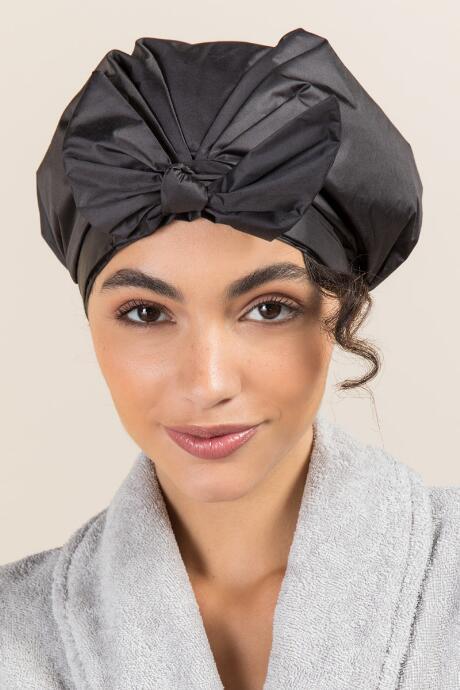 Francescas Remi Shower Cap In Black - Black