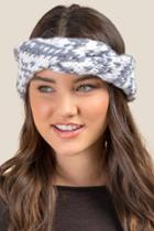 Francesca's Libby Fair Isle Earband - Gray