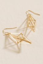 Francesca's Anna Prism Drop Earrings - Gold