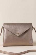 Francesca's Lila Pebbled Envelope Crossbody - Rose/gold