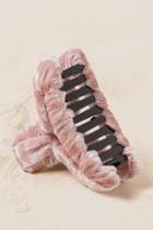 Francesca's Nori Velvet Claw Clip - Blush
