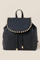 Francesca's Zahara Metal Bead Backpack - Black