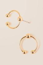Francesca's Rylie Horn Stud Earring - Gold