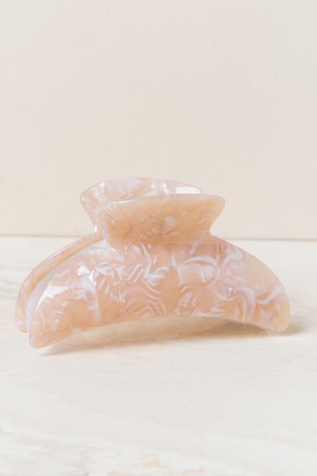 Francesca's Marcia Abstract Floral Pearl Claw - Ivory