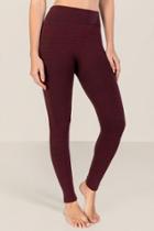 Francesca's Bryn Space Dye Legging - Wine