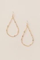 Francesca's Madrid Twist Teardrop Earring - Gold