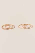 Francesca's Jemima Cubic Zirconia Ring Set - Gold
