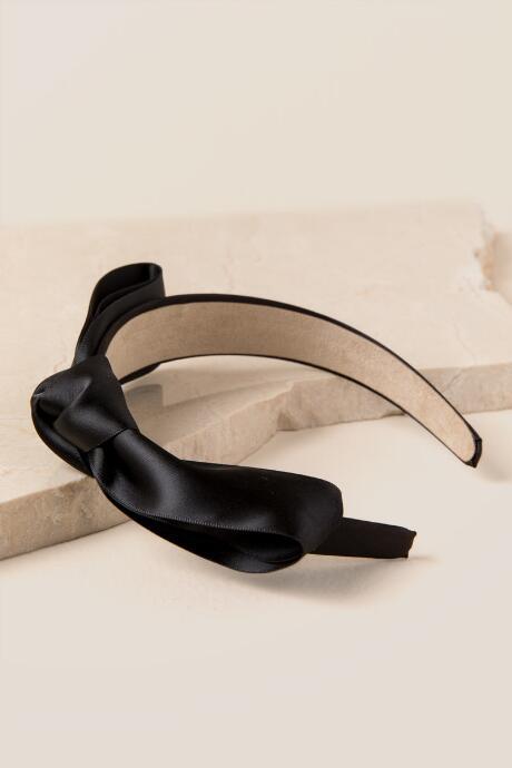 Francescas Toni Bow Headband - Black